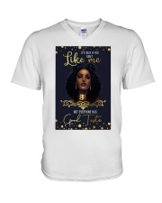 Black Woman Canvas It's Okay If You Don't Like Me Not Everyone Has Good Taste V-Neck T-Shirt tile