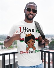 Kids I Have A Strong Black Mom Melanin Girl Black History Month T-Shirt Classic T-Shirt apparel-classic-tshirt-lifestyle-front-238