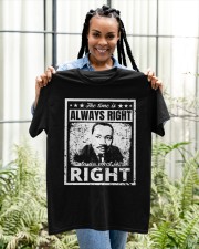 Martin Luther King Jr. MLK Classic The Time Is Always Right Classic T-Shirt apparel-classic-tshirt-lifestyle-front-131