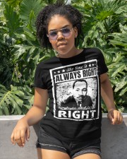 Martin Luther King Jr. MLK Classic The Time Is Always Right Classic T-Shirt apparel-classic-tshirt-lifestyle-front-233