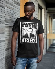 Martin Luther King Jr. MLK Classic The Time Is Always Right Classic T-Shirt apparel-classic-tshirt-lifestyle-front-41-b