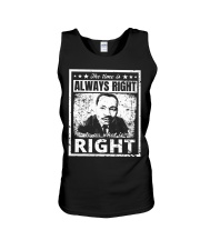Martin Luther King Jr. MLK Classic The Time Is Always Right Unisex Tank tile