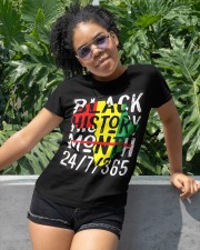 Black History Month Africa Map Melanin 2022 Women Classic T-Shirt apparel-classic-tshirt-lifestyle-front-232
