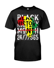 Black History Month Africa Map Melanin 2022 Women Classic T-Shirt front