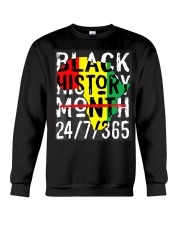 Black History Month Africa Map Melanin 2022 Women Crewneck Sweatshirt tile