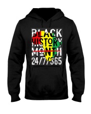 Black History Month Africa Map Melanin 2022 Women Hooded Sweatshirt tile