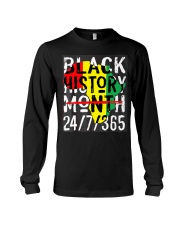 Black History Month Africa Map Melanin 2022 Women Long Sleeve Tee tile