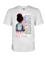 Gift For Daughter V-Neck T-Shirt tile