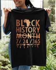 Black History Month 2022 Black History 365 Melanin Pride Classic T-Shirt apparel-classic-tshirt-lifestyle-front-130