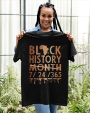 Black History Month 2022 Black History 365 Melanin Pride Classic T-Shirt apparel-classic-tshirt-lifestyle-front-131