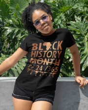 Black History Month 2022 Black History 365 Melanin Pride Classic T-Shirt apparel-classic-tshirt-lifestyle-front-232