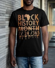 Black History Month 2022 Black History 365 Melanin Pride Classic T-Shirt apparel-classic-tshirt-lifestyle-front-40