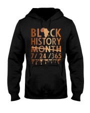 Black History Month 2022 Black History 365 Melanin Pride Hooded Sweatshirt tile