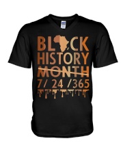Black History Month 2022 Black History 365 Melanin Pride V-Neck T-Shirt tile