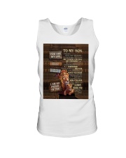 Dad To Son Lion Sometimes Life Can Be Hard And Challenges Unisex Tank tile