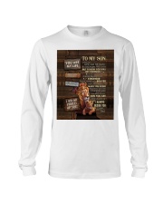 Dad To Son Lion Sometimes Life Can Be Hard And Challenges Long Sleeve Tee tile
