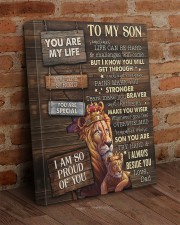 Dad To Son Lion Sometimes Life Can Be Hard And Challenges 16x20 Gallery Wrapped Canvas Prints aos-canvas-pgw-16x20-lifestyle-front-09