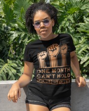Black History Month, One Month Can't Hold Our History Classic T-Shirt apparel-classic-tshirt-lifestyle-front-233