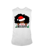 Black Woman Nubian Princess Queen Hair Beautiful African American Female Lady Tshirt Sleeveless Tee tile