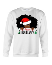 Black Woman Nubian Princess Queen Hair Beautiful African American Female Lady Tshirt Crewneck Sweatshirt front