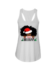 Black Woman Nubian Princess Queen Hair Beautiful African American Female Lady Tshirt Ladies Flowy Tank tile