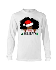 Black Woman Nubian Princess Queen Hair Beautiful African American Female Lady Tshirt Long Sleeve Tee tile