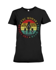 Black Mom The Woman The Myth The Legend Ladies T-Shirt Premium Fit Ladies Tee tile