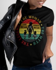 Black Mom The Woman The Myth The Legend Ladies T-Shirt Ladies T-Shirt apparel-ladies-t-shirt-lifestyle-front-31