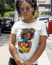 Afro Black Artwork Super Mom Colorful Phenomenal Black Pride Women's Day Ladies T-Shirt Classic T-Shirt apparel-classic-tshirt-lifestyle-front-236
