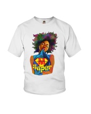 Afro Black Artwork Super Mom Colorful Phenomenal Black Pride Women's Day Ladies T-Shirt Youth T-Shirt tile