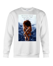 Black Girl Yoga Crewneck Sweatshirt tile