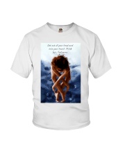 Black Girl Yoga Youth T-Shirt tile