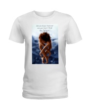 Black Girl Yoga Ladies T-Shirt tile