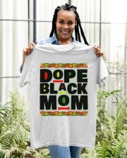 Dope Black Family Dope Black Mom Black History Month T-Shirt Classic T-Shirt apparel-classic-tshirt-lifestyle-front-131