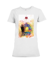 Black girl Yoga Premium Fit Ladies Tee tile