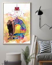 Black girl Yoga 16x24 Poster lifestyle-poster-1