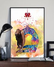 Black girl Yoga 16x24 Poster lifestyle-poster-2