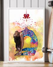 Black girl Yoga 16x24 Poster lifestyle-poster-4