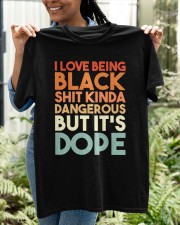 I Love Being Black Classic T-Shirt apparel-classic-tshirt-lifestyle-front-130