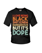 I Love Being Black Youth T-Shirt tile