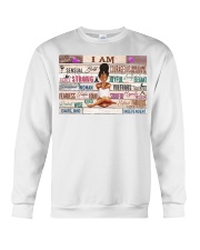 Black Queen Love Yoga Crewneck Sweatshirt tile