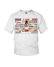 Black Queen Love Yoga Youth T-Shirt tile