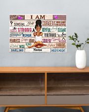Black Queen Love Yoga 24x16 Poster poster-landscape-24x16-lifestyle-25