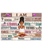 Black Queen Love Yoga Horizontal Poster tile