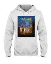 Born king mom to son lion Hooded Sweatshirt tile