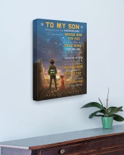 Born king mom to son lion 16x20 Gallery Wrapped Canvas Prints aos-canvas-pgw-16x20-lifestyle-front-01