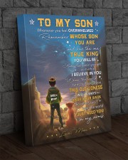 Born king mom to son lion 16x20 Gallery Wrapped Canvas Prints aos-canvas-pgw-16x20-lifestyle-front-11