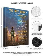 Born king mom to son lion 16x20 Gallery Wrapped Canvas Prints aos-canvas-pgw-16x20-lifestyle-front-26