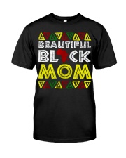 Beautiful Black Mom Melanin Apparel Afro Black History Women T-Shirt Classic T-Shirt tile