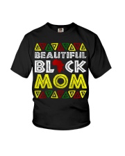 Beautiful Black Mom Melanin Apparel Afro Black History Women T-Shirt Youth T-Shirt tile